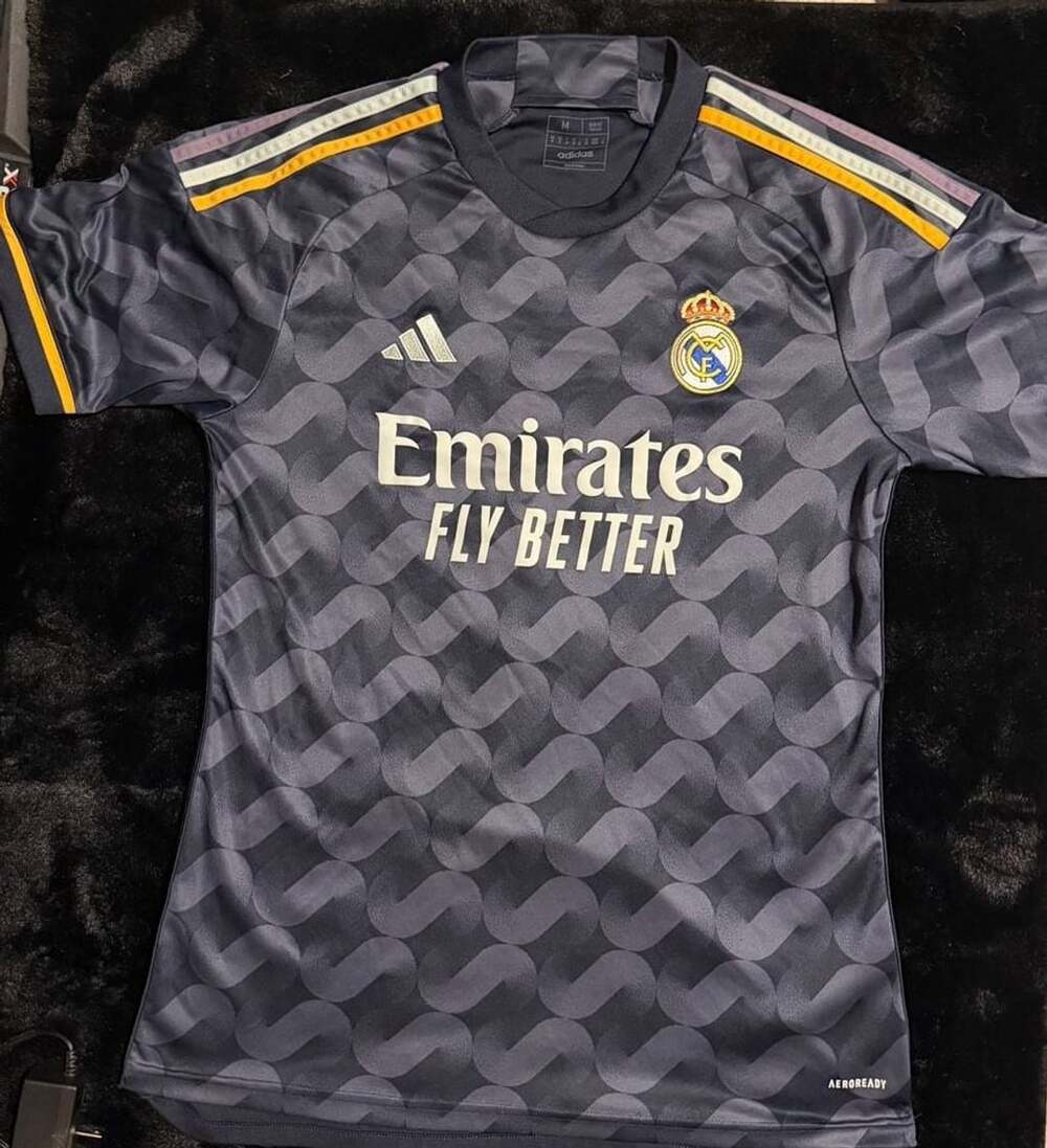 Adidas Real Madrid 2023/24 Away Jersey Bellingham 5 Size M